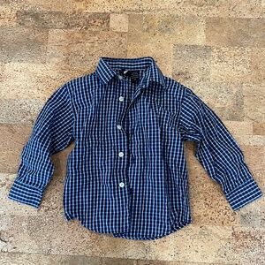 Nautica toddler boys button up shirt